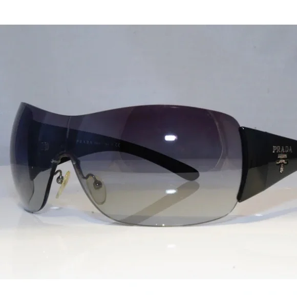 Prada Black and Gray Gradient Shield Sunglasses - Picture 2 of 6